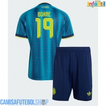 Camisa de time de futebol Colômbia Rafael Santos Borre #19 Replicas 2º Equipamento Infantil Mundo 2026 Manga Curta (+ Calças curtas)
